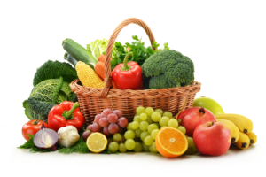 Fruits and vegetables